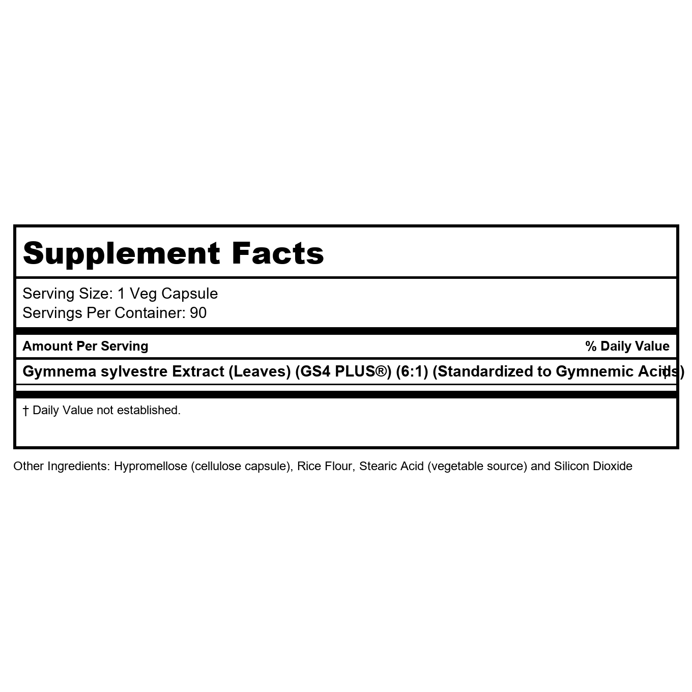 Now Foods Gymnema Sylvestre 400 mg 90 Vcaps - 4707