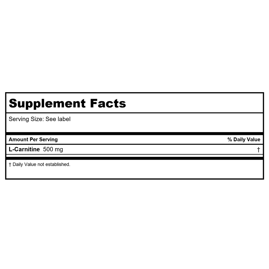 Now Foods L-Carnitine 500 mg 180 Vcaps - 0073