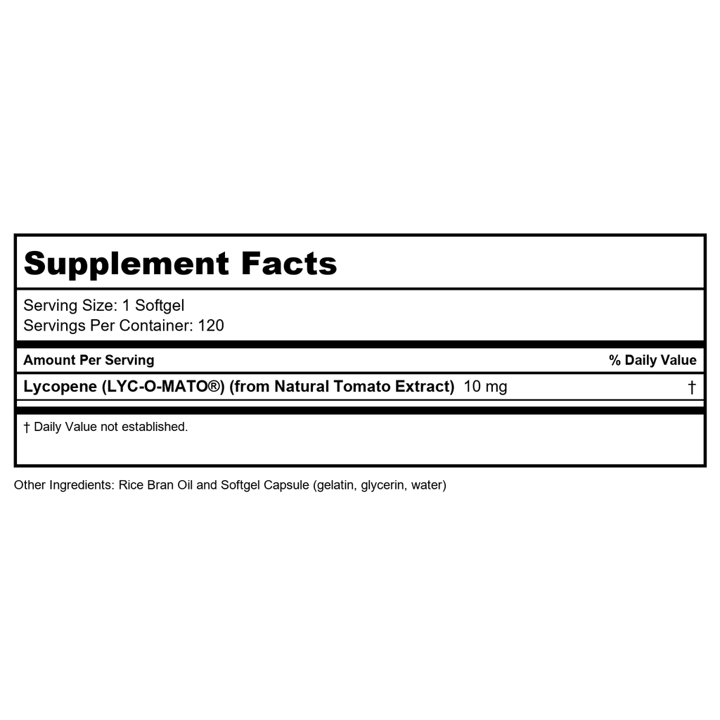 Now Foods Lycopene 10 mg 120 Softgels - 3061