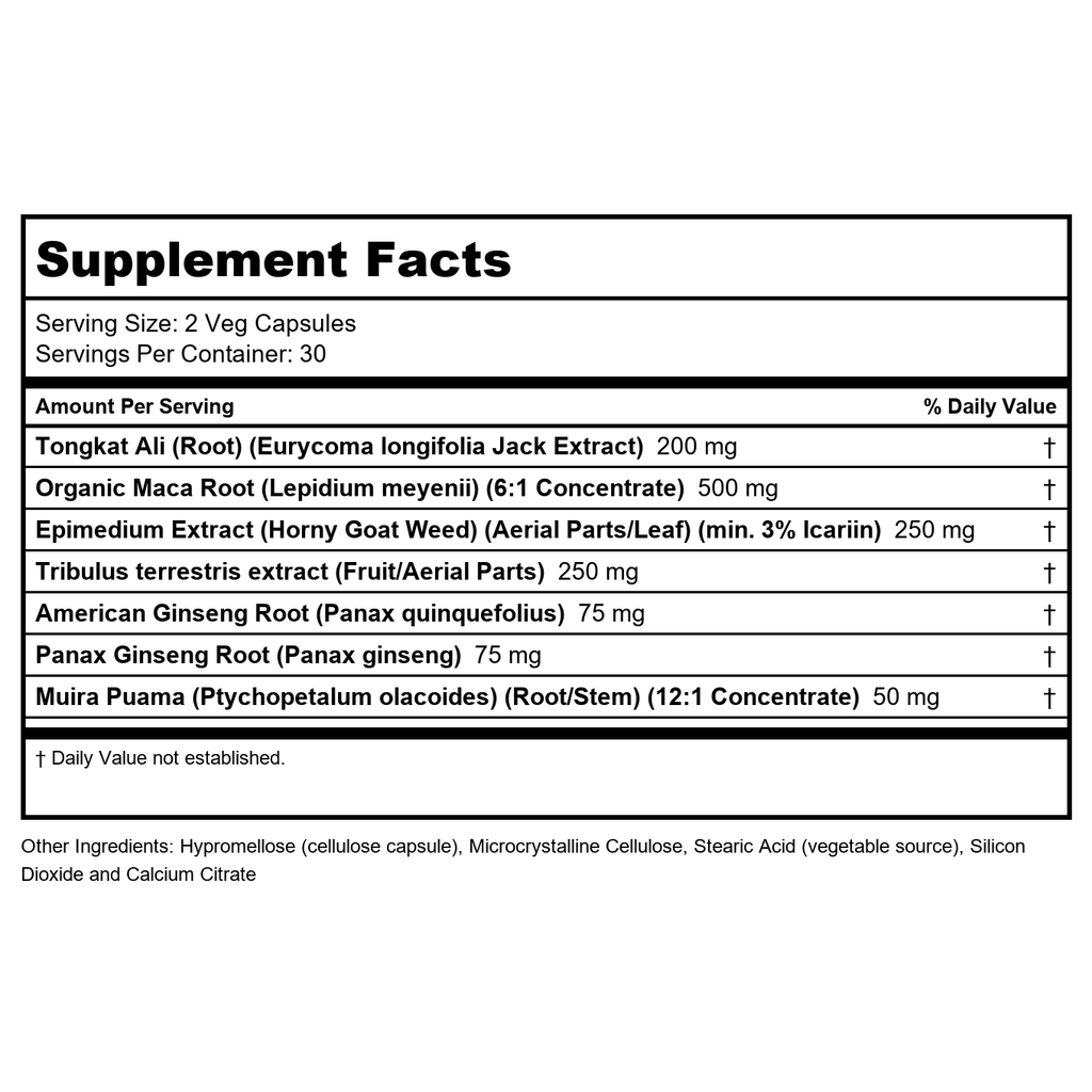 Now Foods TestoJack 200 Extra Strength 60 Vcaps - 2198 -