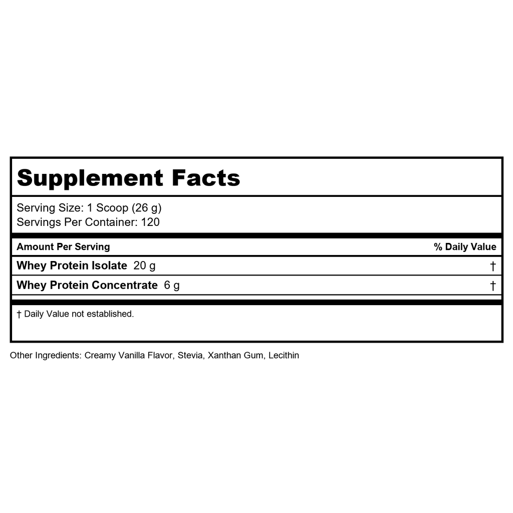 Now Sports Whey Protein Creamy Vanilla Powder 10 Pounds - 2195