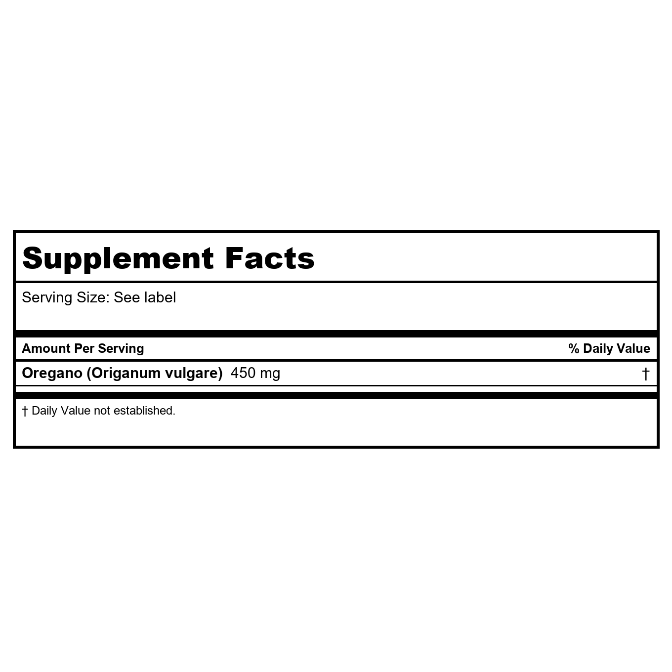 Now Foods Oregano 450 mg 100 Vcaps - 4724