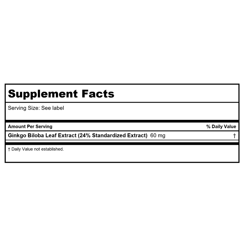 Now Foods Ginkgo Biloba 60 mg 240 Vcaps - 4684 - 2 Pack