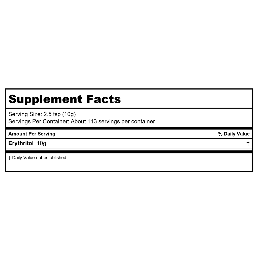 Now Real Food Erythritol 2.5 Pounds - 6923