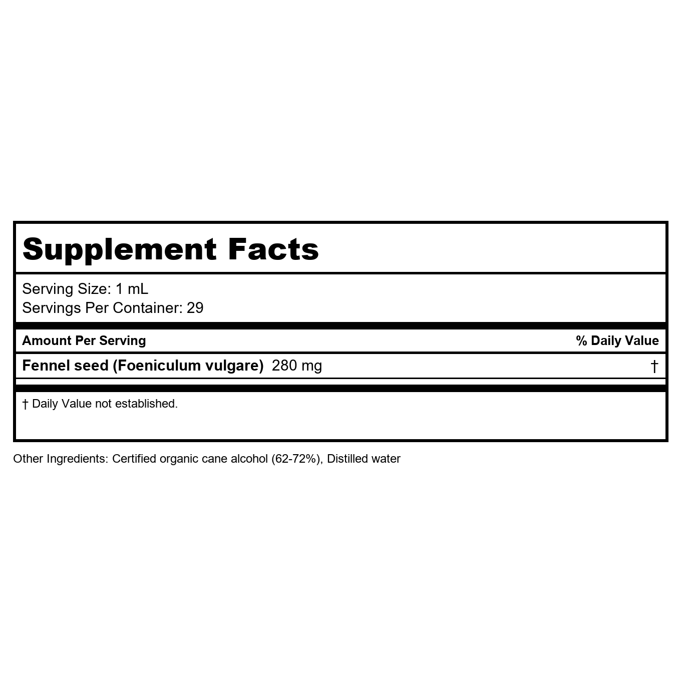 Herb Pharm Fennel 1oz