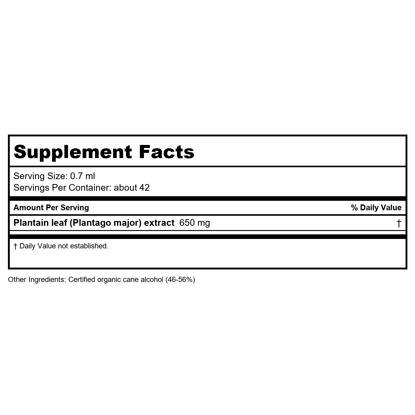 Herb Pharm Plantain 1oz