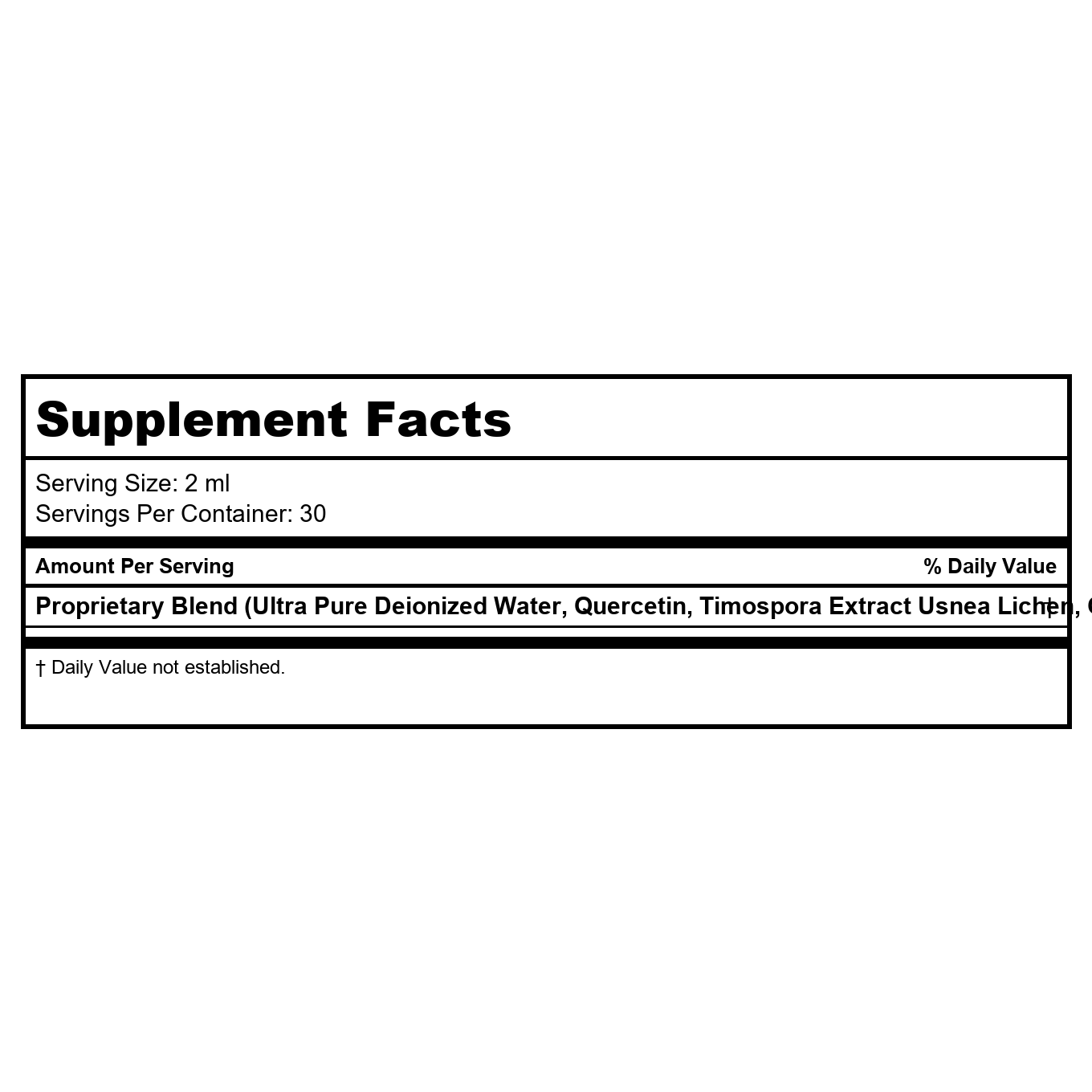 Results RNA Quercetin Seasonal Extra Strength 2oz