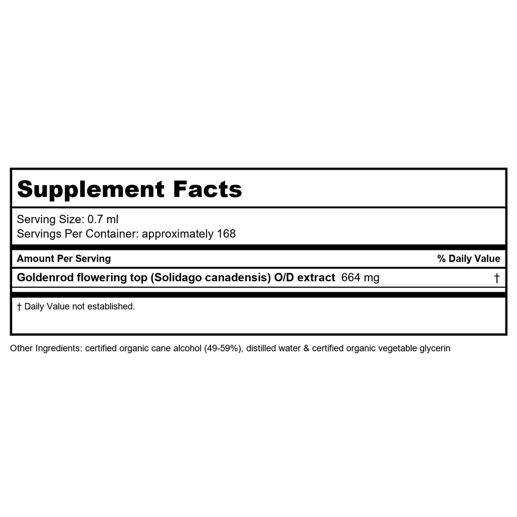 Herb Pharm Goldenrod 4oz