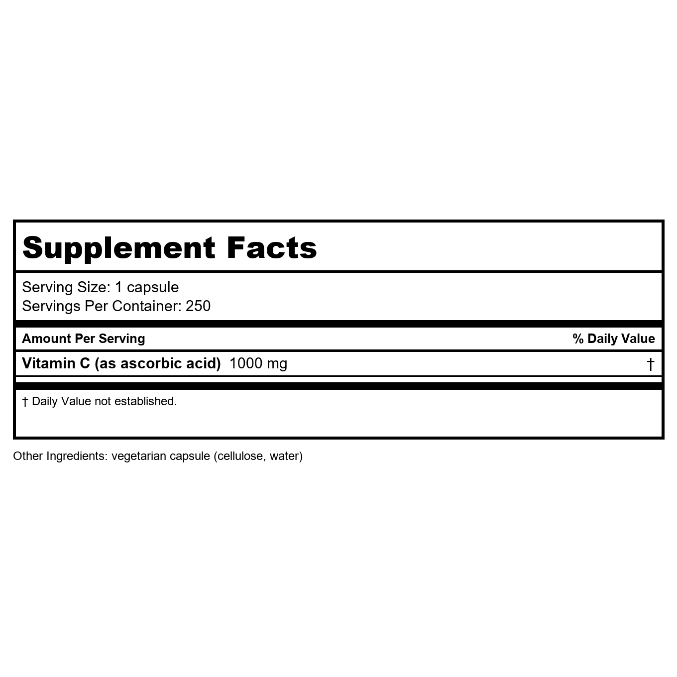 Pure Encapsulations Asorbic Acid Capsules 250 Capsules -