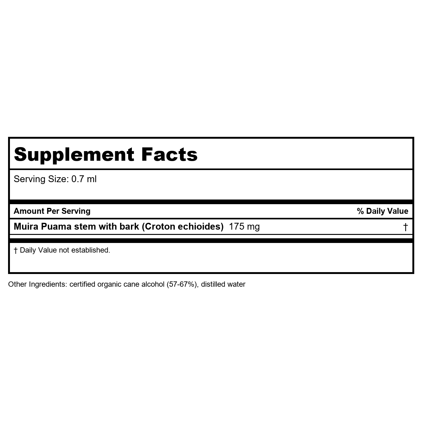 Herb Pharm Muira Puama 1oz