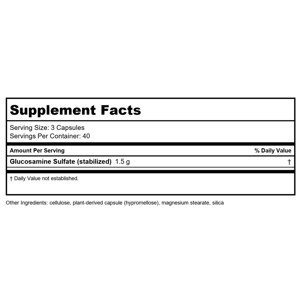 Nature's Way GS-500 Glucosamine Sulfate 240 Capsules