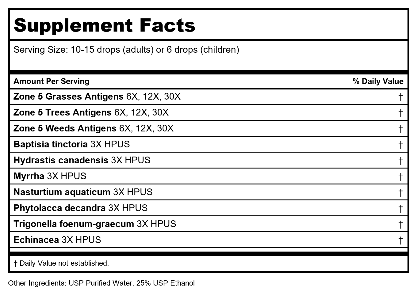 Progena Allergena Zone 5 2oz