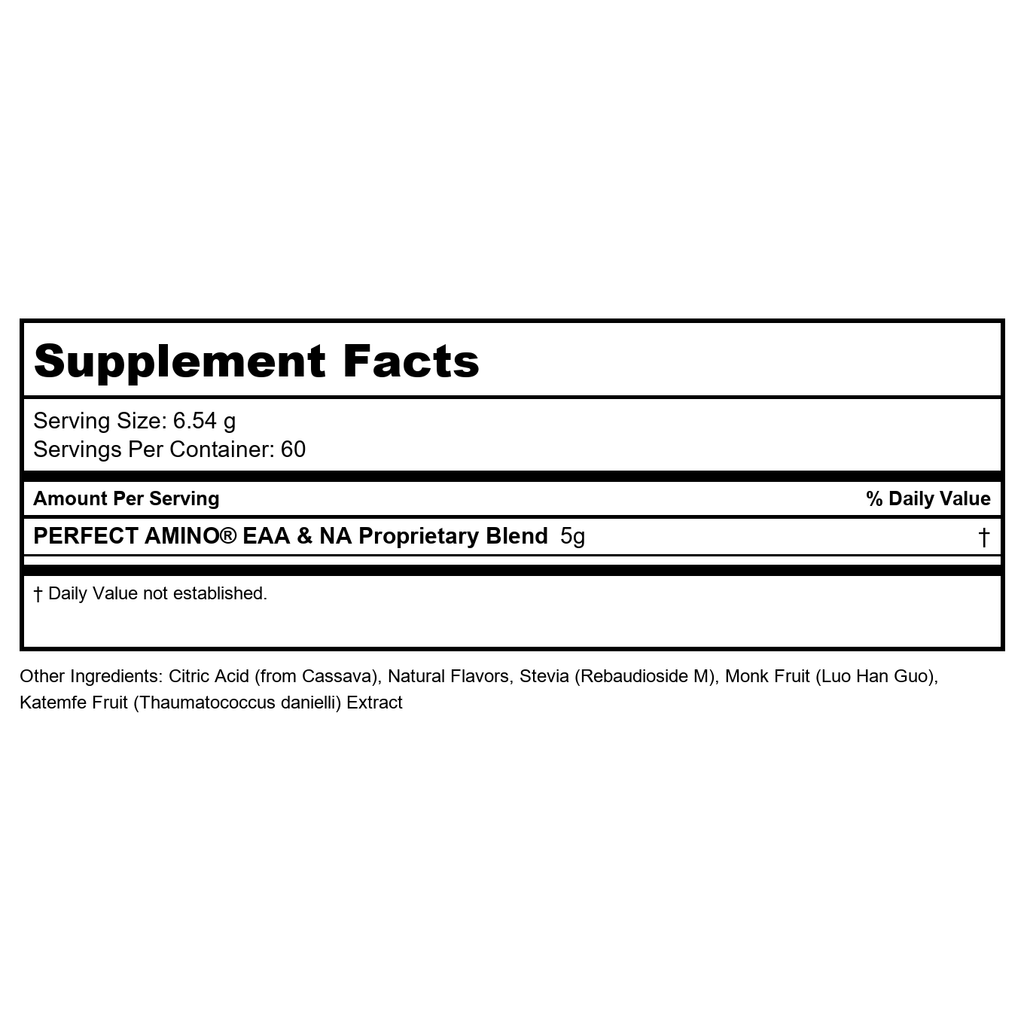 BodyHealth PerfectAminoXP Lemon Lime 480 Grams 60 Servings