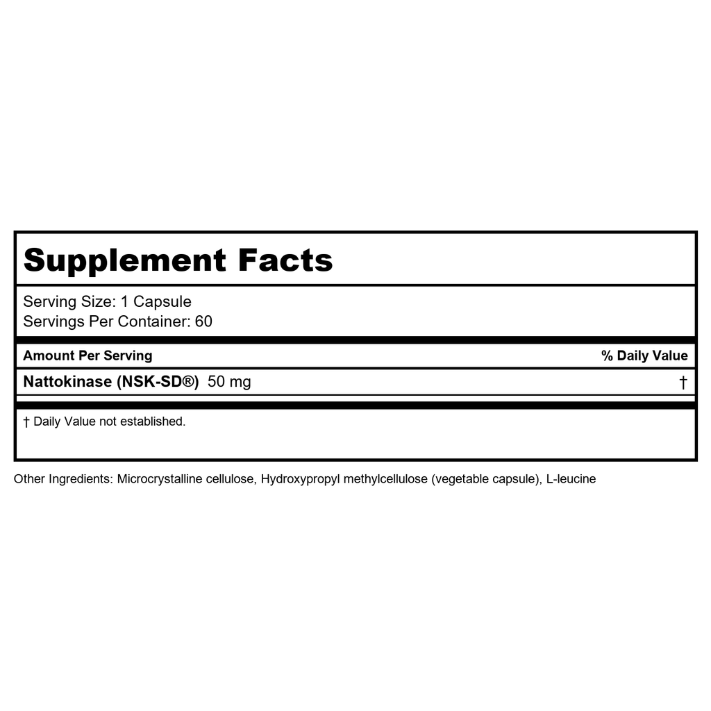NuMedica Nattokinase 60 Vcaps