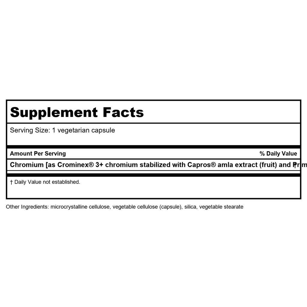 Life Extension Optimized Chromium with Crominex 3+ 60 Vcaps - 2 Pack