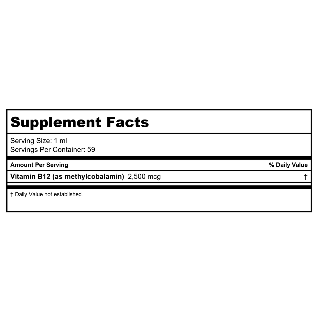 LiquidHealth - Vitamin B12 Drops - 2.03 fl. oz.