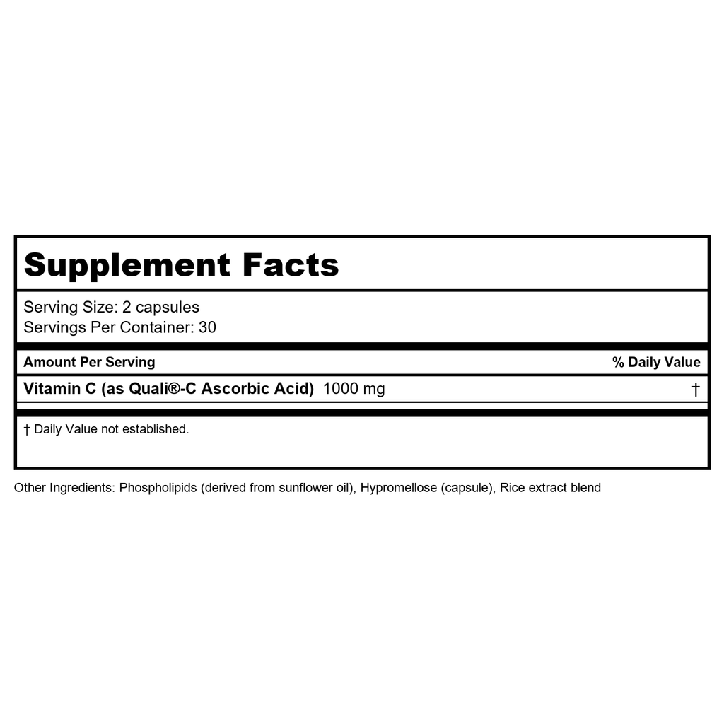 BodyBio Liposomal Vitamin C 60 Capsules