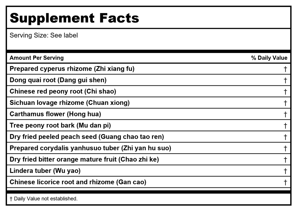 Kan Herb Essential Dispel Stasis in the Middle Palace 300 Tablets