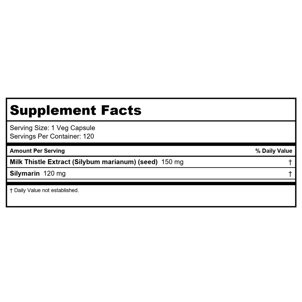 Now Foods Silymarin Milk Thistle Extract 150 mg 120 Vcaps - 4737 - 2 Pack