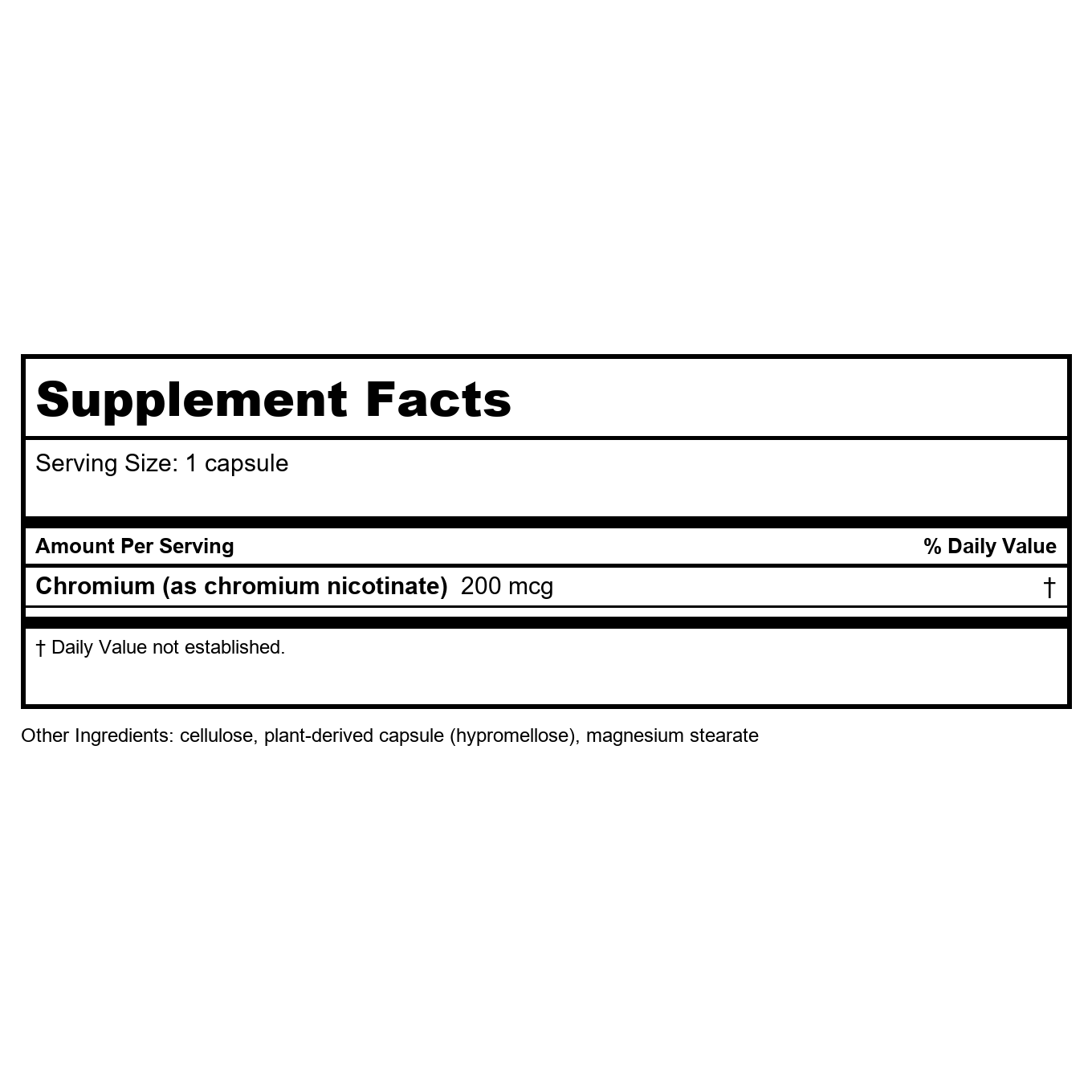 Nature's Way GTF Chromium 100 Vcaps - 2 Pack