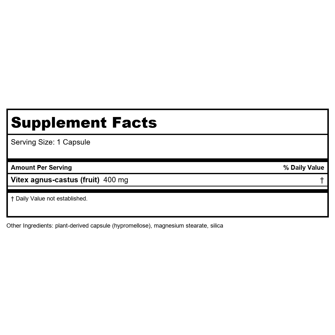 Nature's Way Vitex Fruit 100 Vcaps - 2 Pack