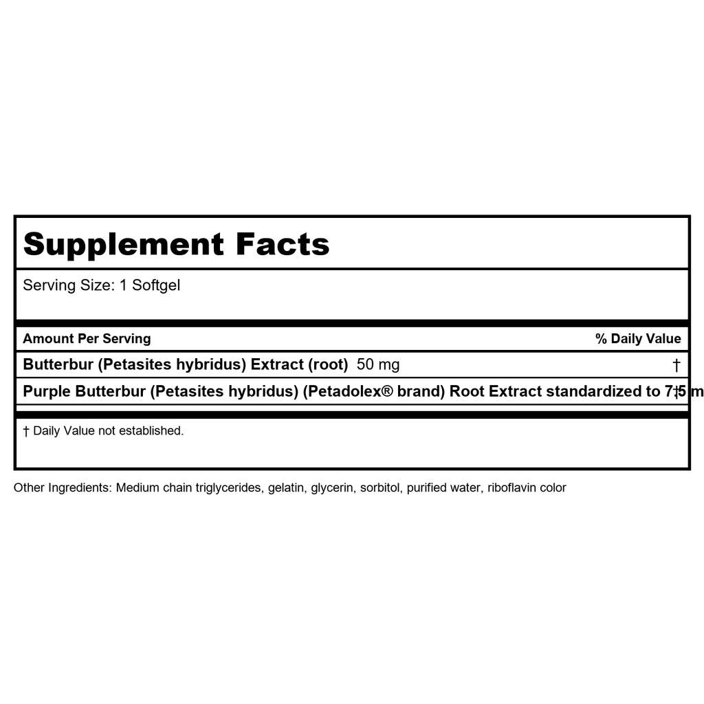 Nature's Way Petadolex Pro-Active 60 Softgels - 2 Pack