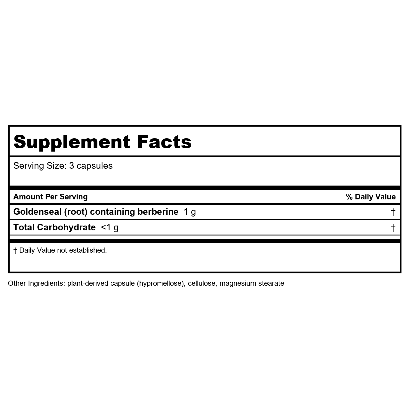 Nature's Way Goldenseal Root 100 Vcaps - 3 Pack