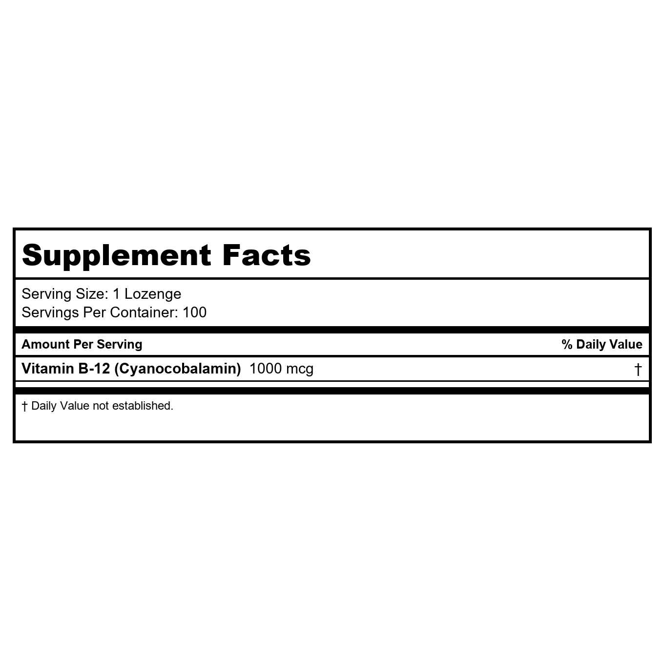 NOW B-12 1000mcg, 100 Lozenges (Pack of 3)