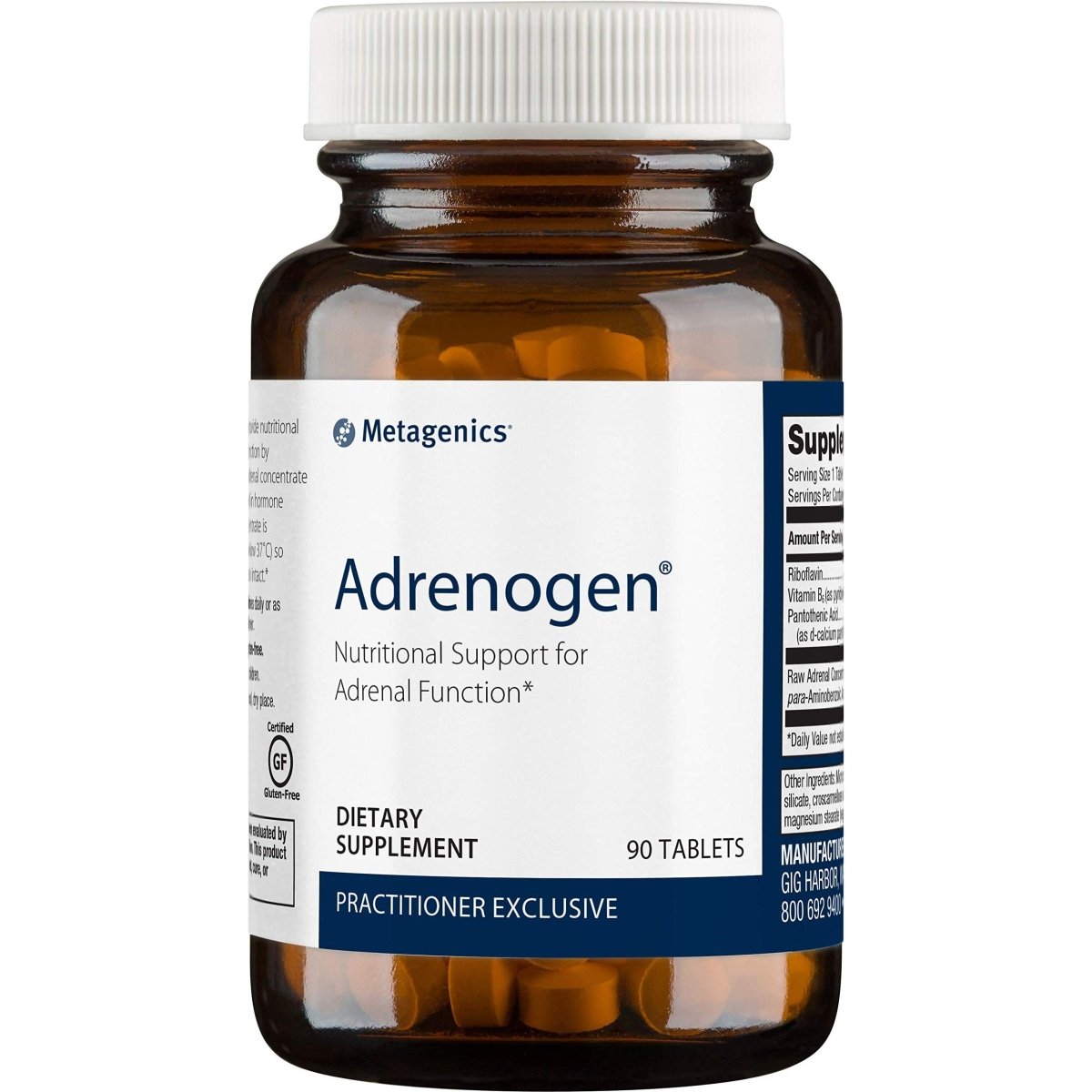 Metagenics Adrenogen, Nutritional Support Supplement to Support Healthy Adrenal Function - 90 Tablets