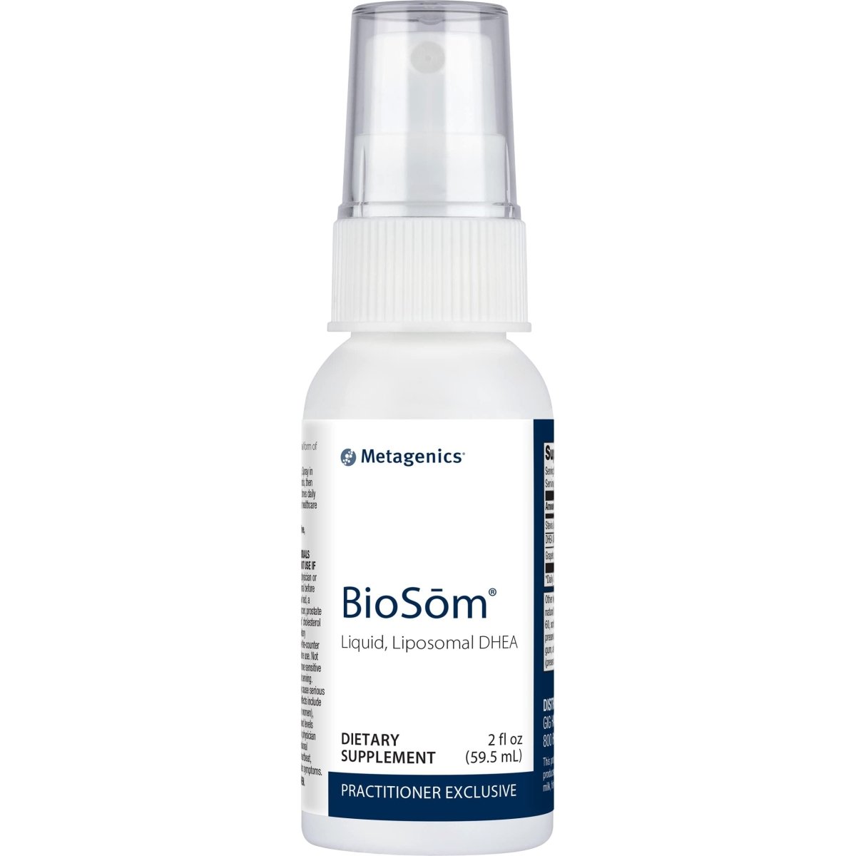 Metagenics BioSom Liquid DHEA Spray, Liposomal DHEA 5mg Per Spray, Helps Support Healthy Adrenal Function - 2 fl oz, 85 Servings