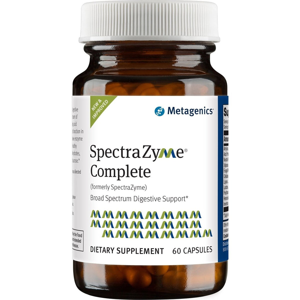 Metagenics SpectraZyme Complete Broad Spectrum Enzyme Supplement to Help Support a Healthy Digestive System - 60 Capsules