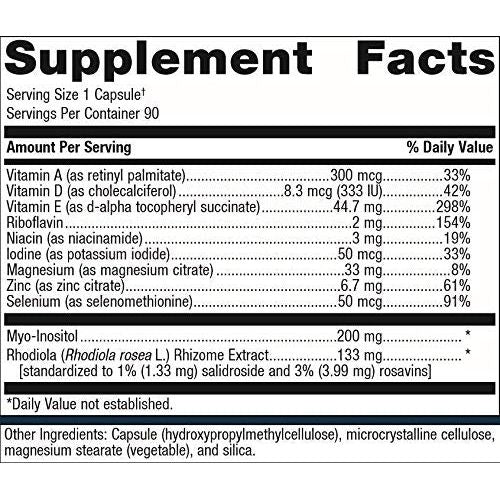 Metagenics Thyrosol - Vitamin and Mineral Supplement to Support Healthy Thyroid Function and Stress Related Fatigue - 90 Capsules