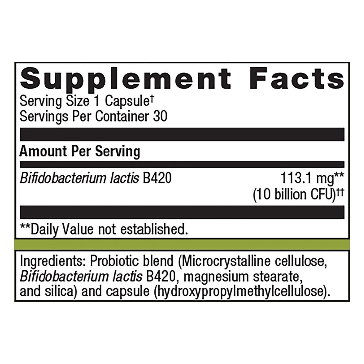 Metagenics UltraFlora Control 30 Capsules -