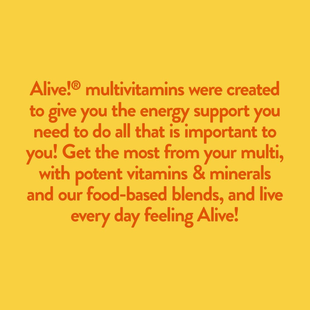 Nature's Way Alive! Max3 Potency Multivitamin, High Potency Antioxidants & B-vitamins to Support Daily Energy Metabolism*, 90 Tablets