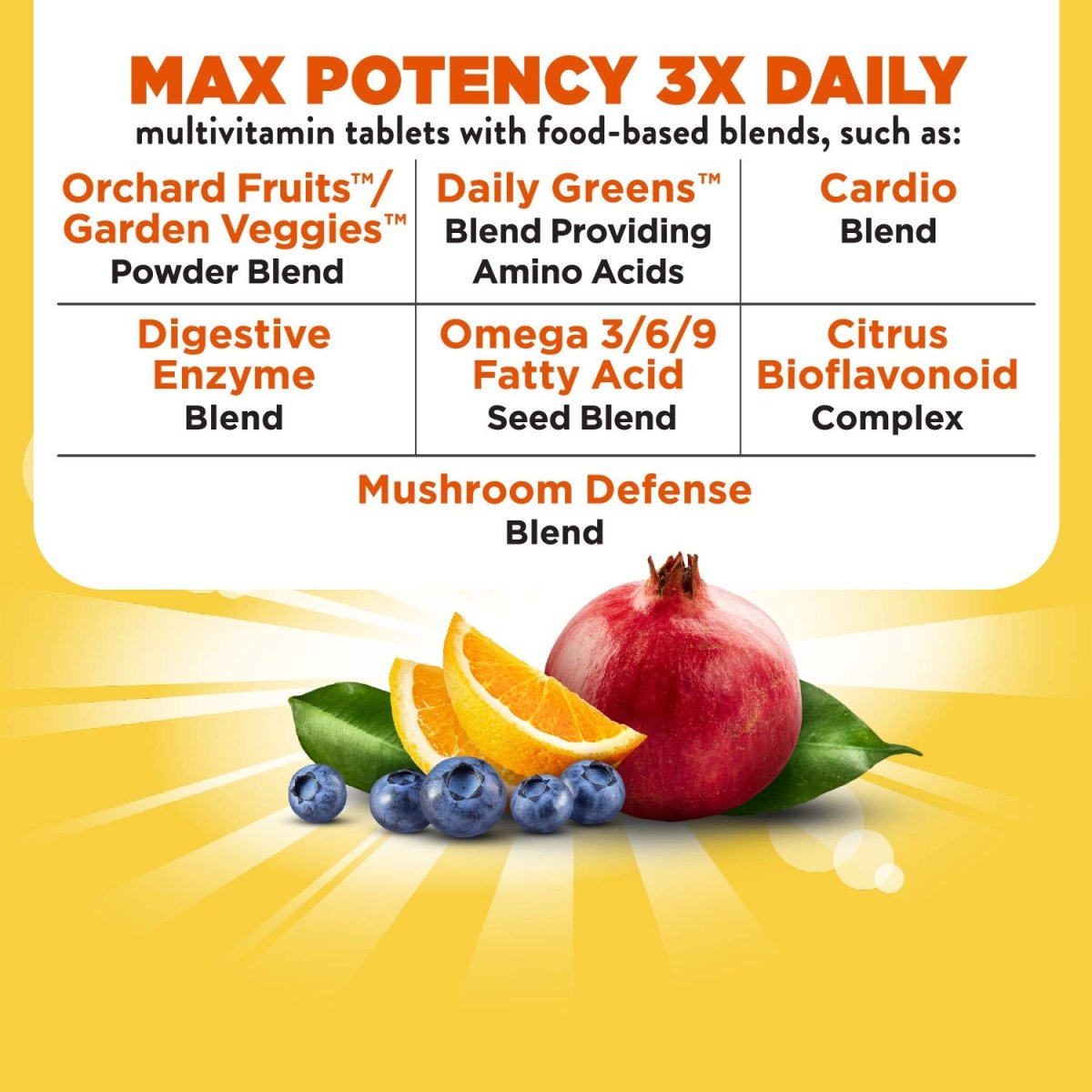 Nature's Way Alive! Max3 Potency Multivitamin, Support Daily Energy Metabolism*, No Added Iron, 90 Tablets