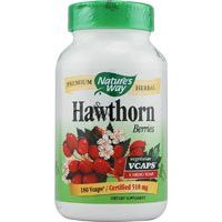Nature's Way Hawthorn Berries -- 510 mg - 180 Vegetarian Capsules
