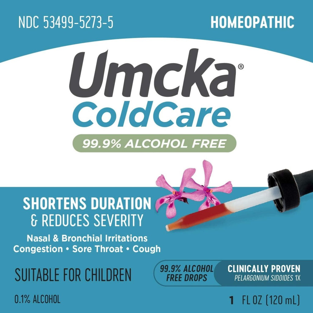 Nature's Way Umcka ColdCare Drops, Shortens Colds & Reduces Severity, Cherry Flavored Drops, 1 Fl. Oz