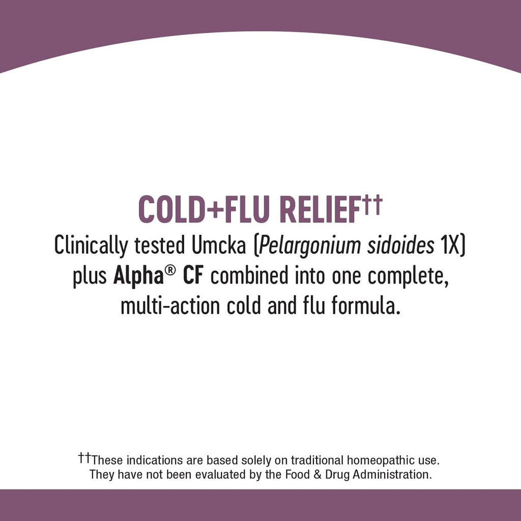 Nature's Way Umcka Cold+Flu Multi-Action Chewables - Non-Drowsy Orange Flavor - 20 Chewables