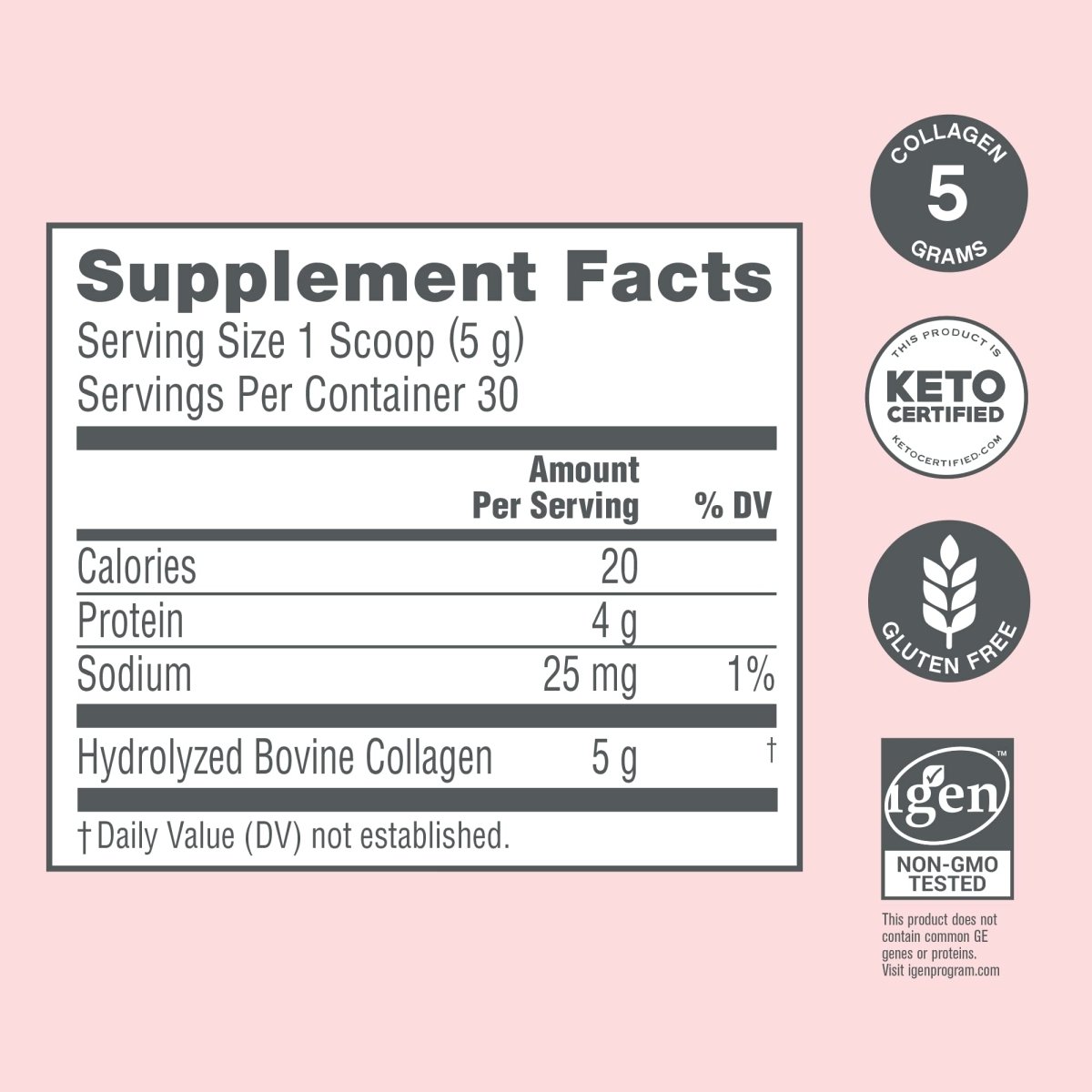 NeoCell Super Collagen Peptides, 10g Collagen Peptides per Serving, Gluten Free, Keto Friendly, Non-GMO, Grass Fed, Healthy Hair, Skin, Nails and Joints, Unflavored Powder, 7 oz., 1 Canister