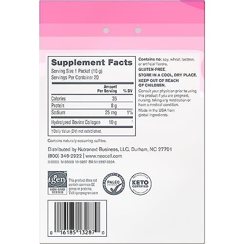 NeoCell Super Collagen Peptides - Unflavored Powder, 20 Servings, 7 Oz.