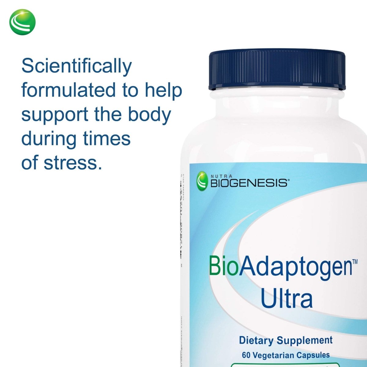 Nutra BioGenesis BioAdaptogen Ultra 60 Capsules  PN 10294