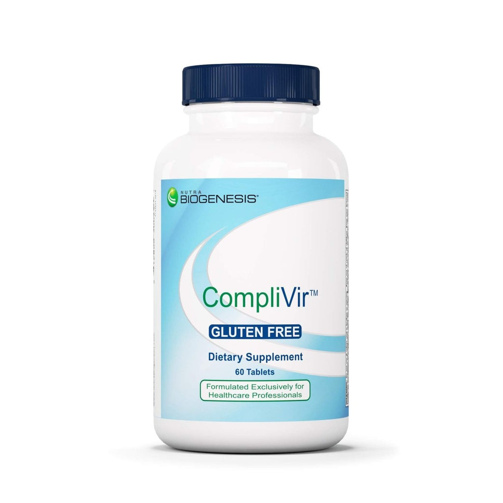 Nutra BioGenesis - CompliVir - Monolaurin, Zinc, Propolis Blend - Gluten Free - 60 Tablets