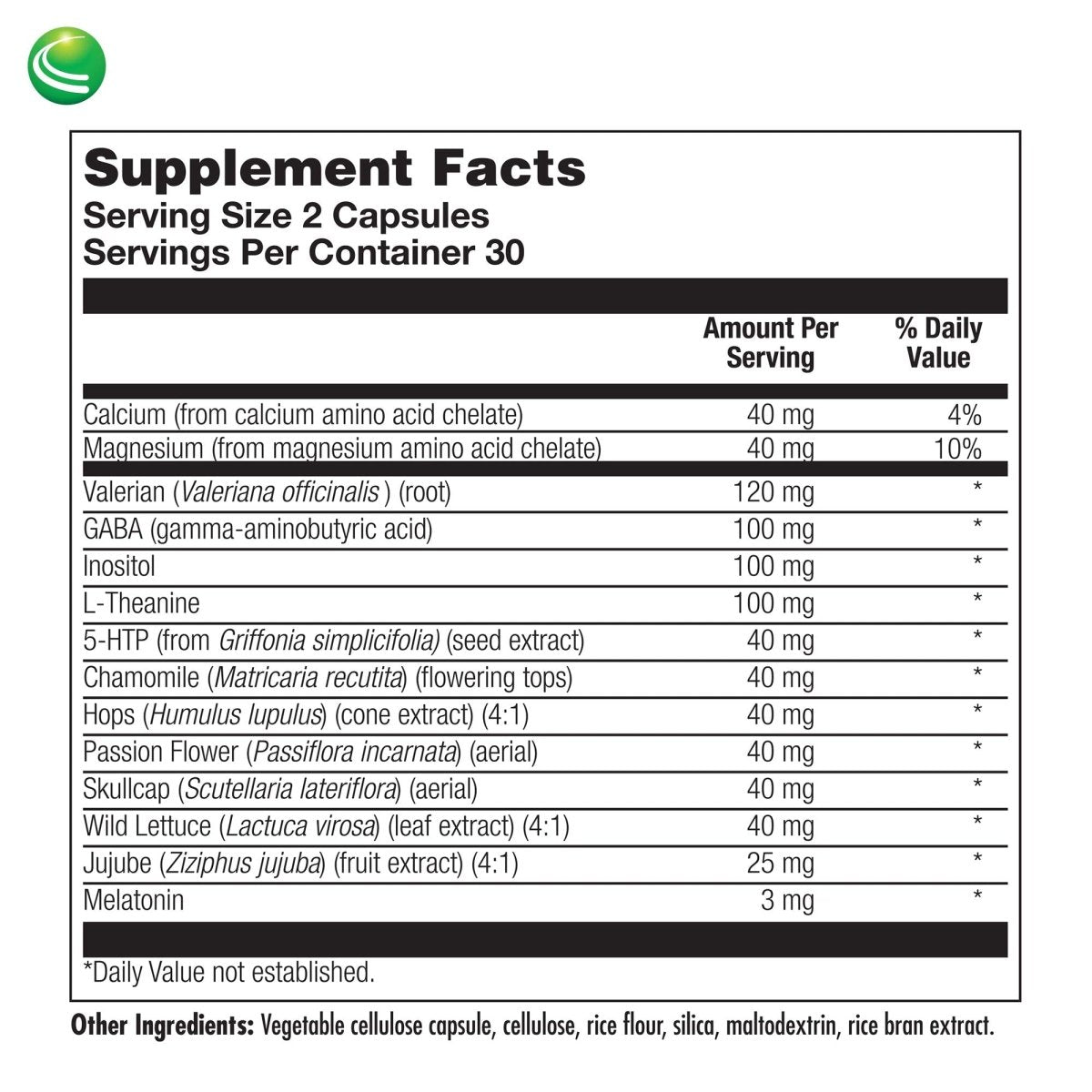 Nutra Biogenesis Sleep Factors 60 Capsules 57653
