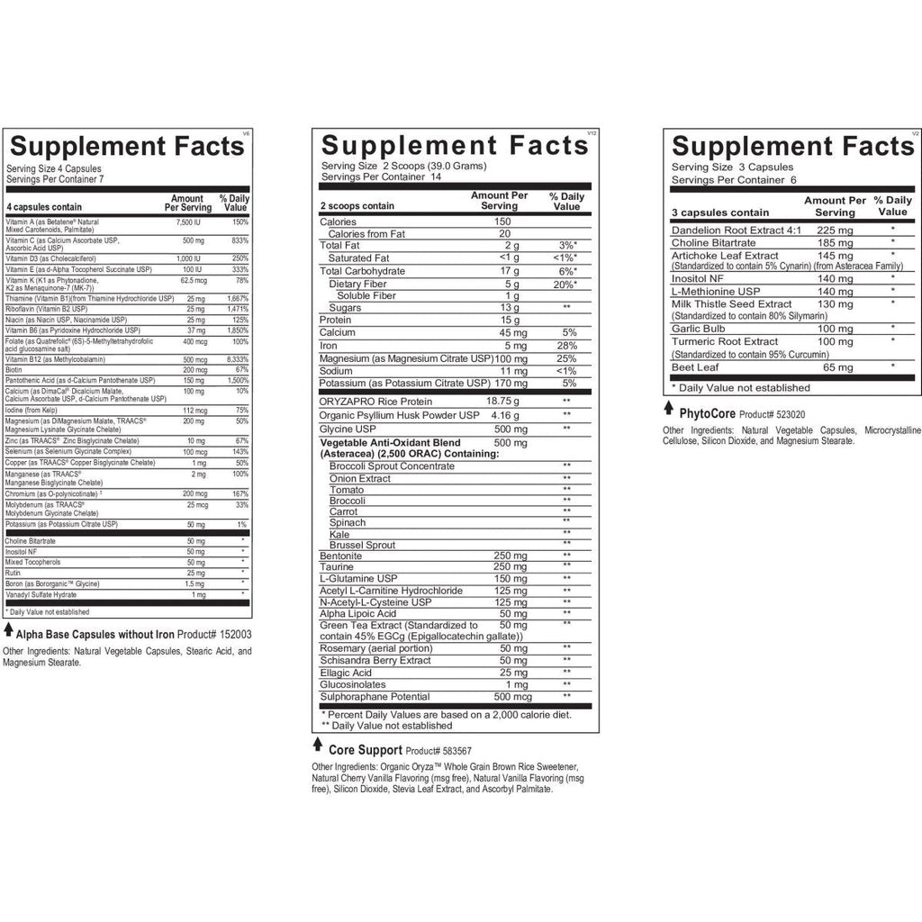 Ortho Molecular Core Restore Kit (Vanilla, 14 Day)
