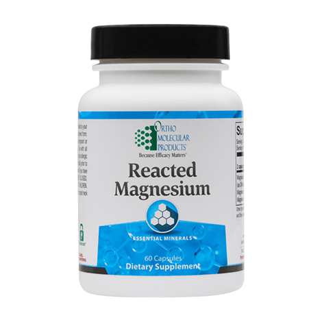 Ortho Molecular Products - Reacted Magnesium & Potassium - 60 Capsules