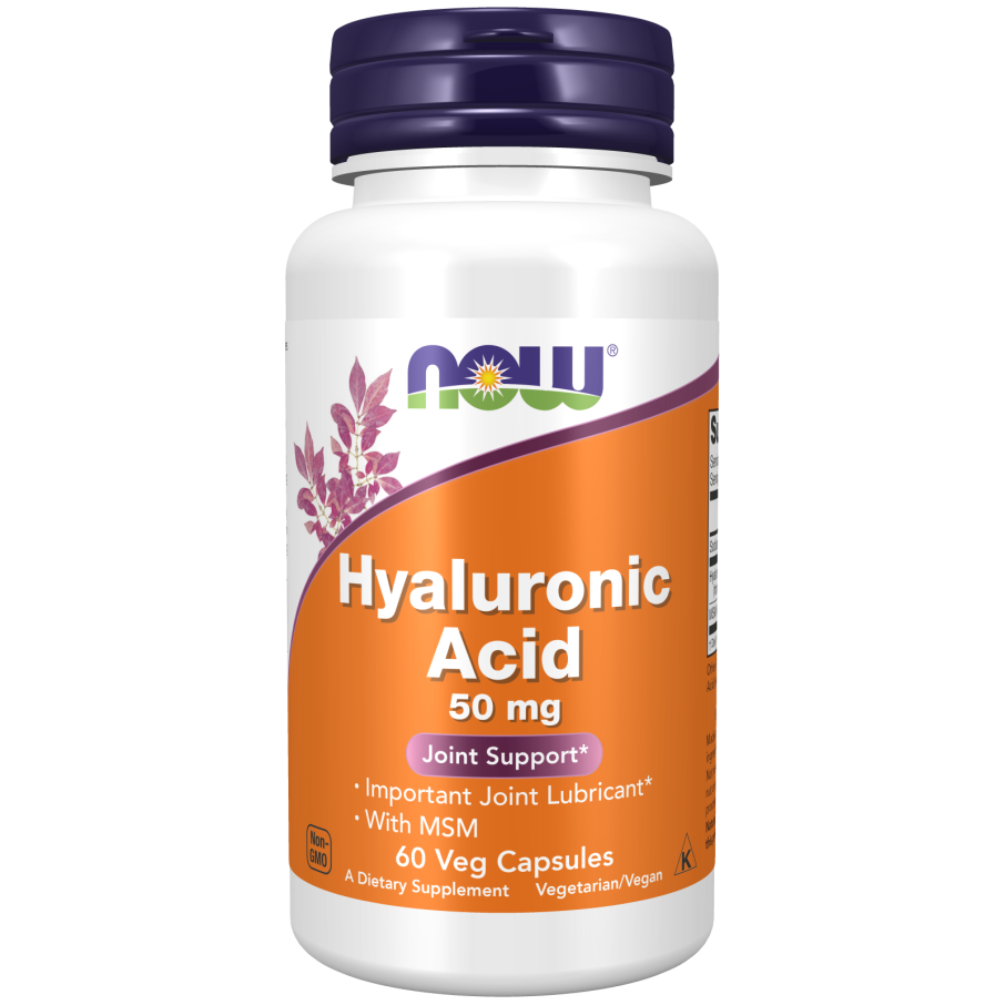 Now Foods Hyaluronic Acid with MSM 60 Vcaps - 3156