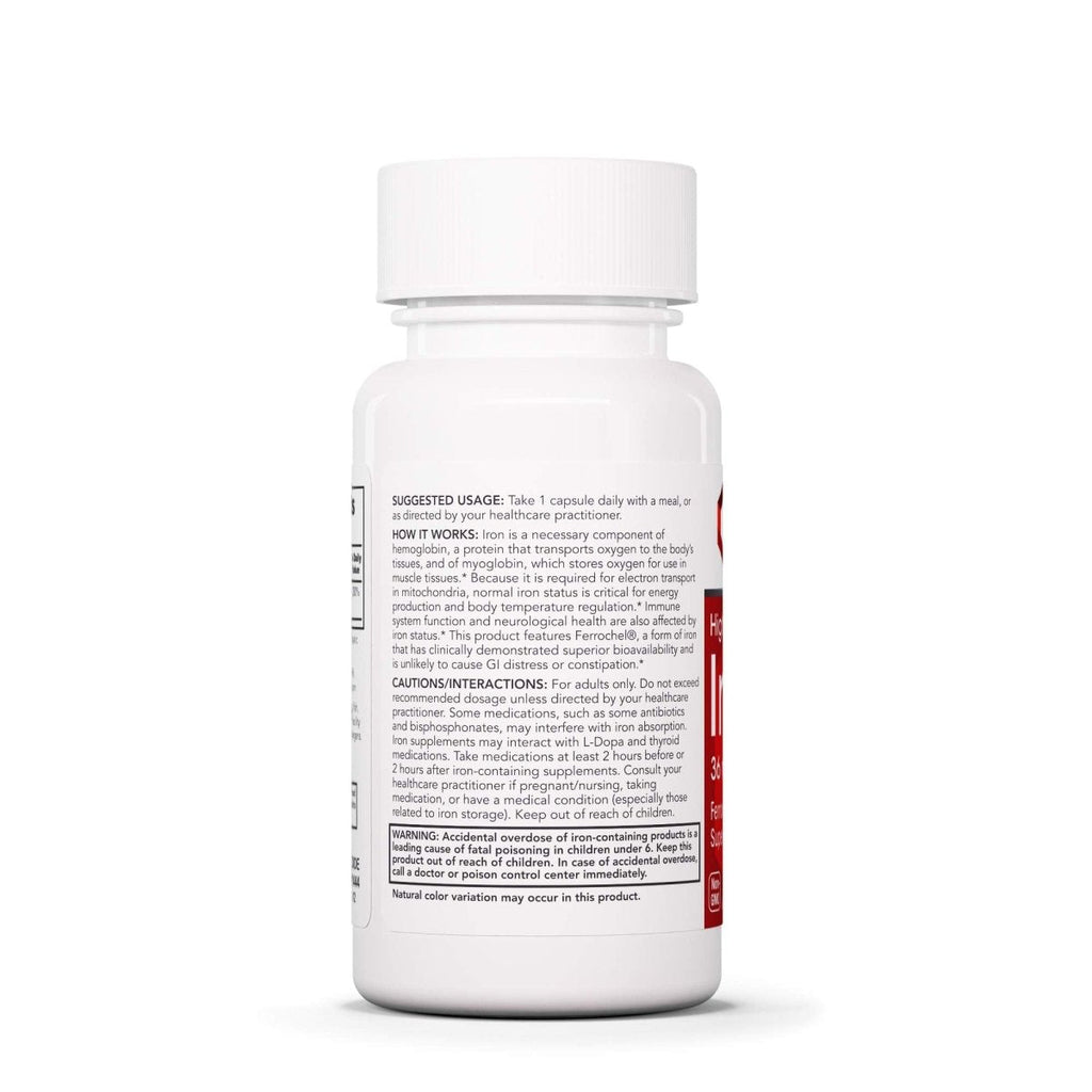 Protocol For Life Balance High Potency Iron 36mg 90 Vcaps - P1444
