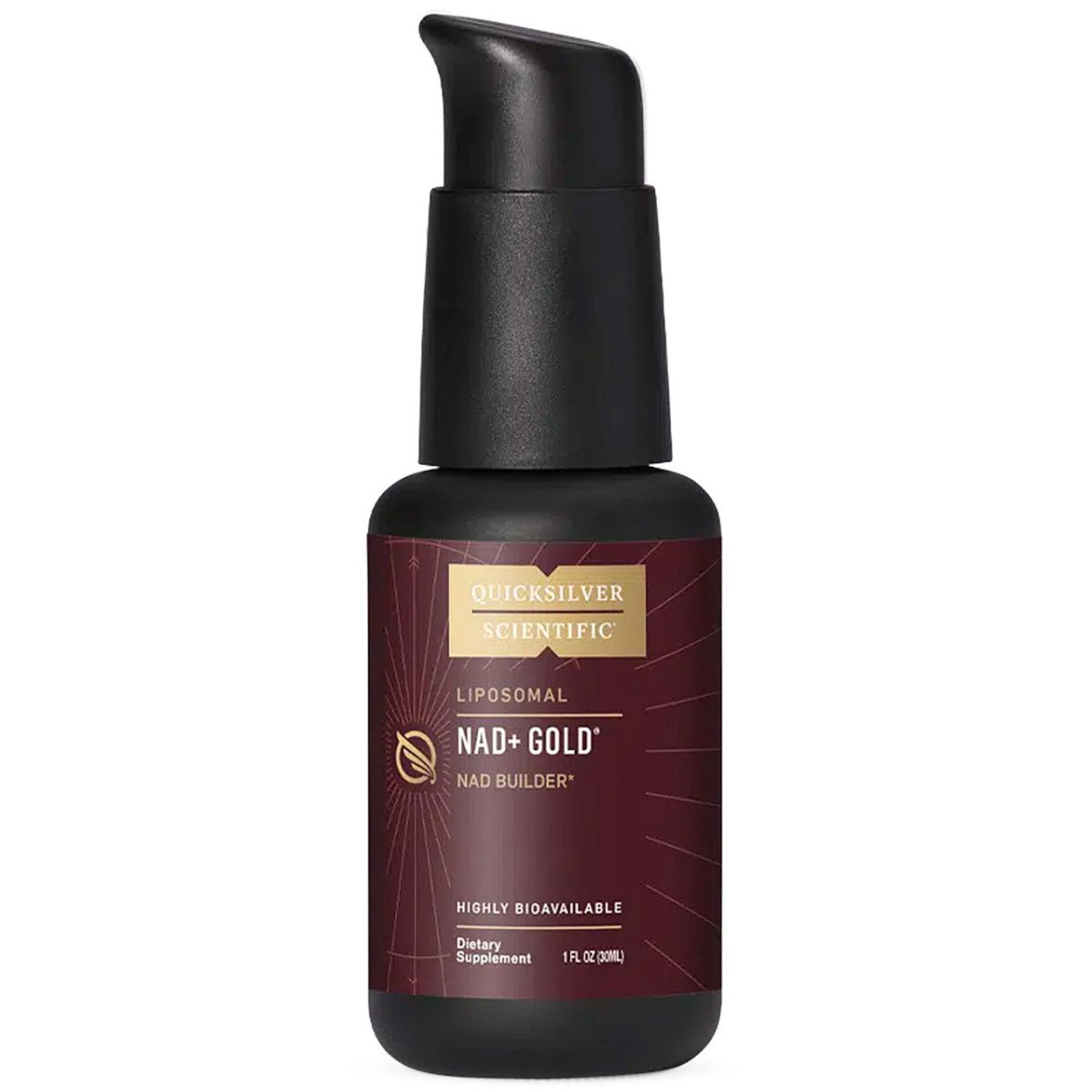 Quicksilver Scientific NAD+ Gold 1.7 Oz -