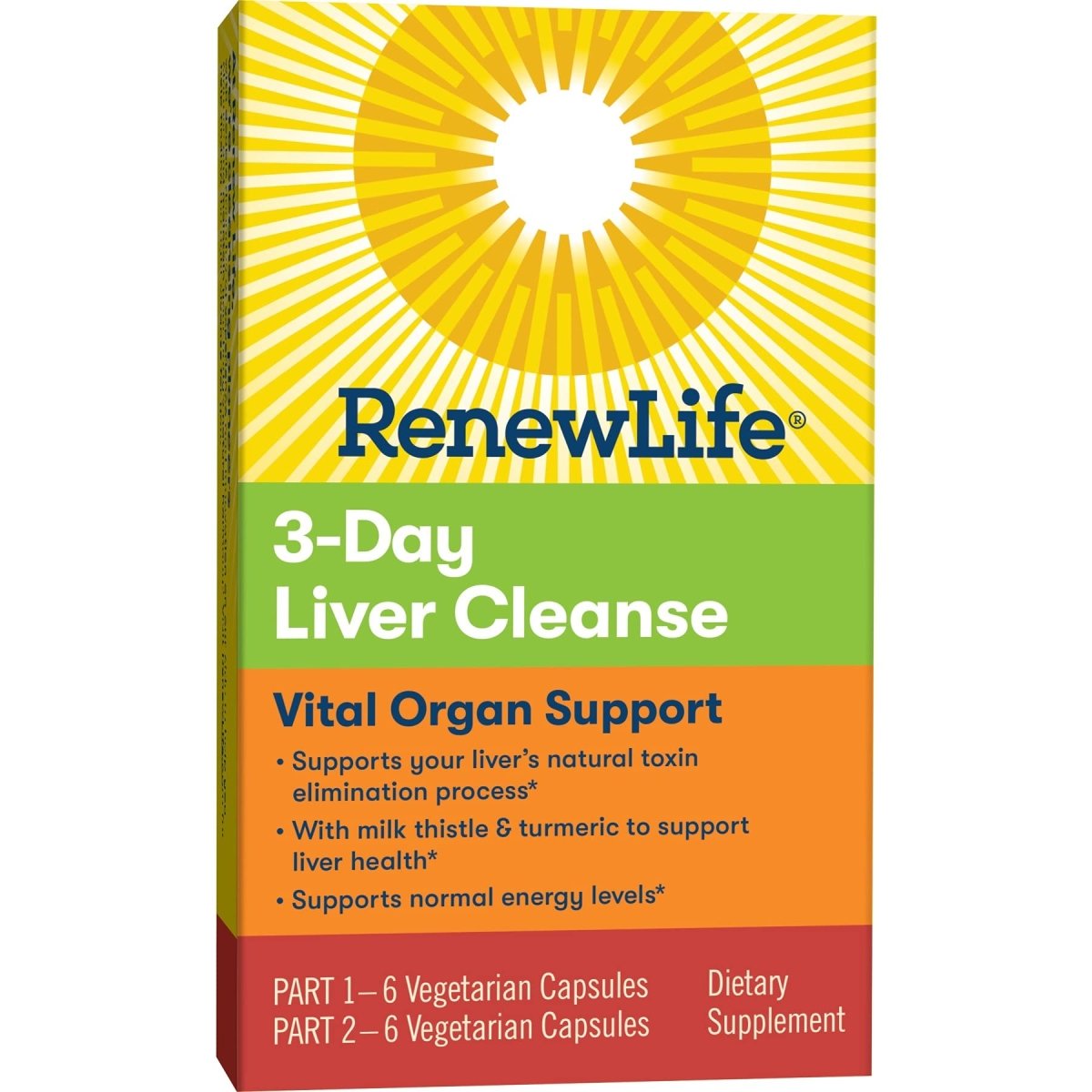 Renew Life Cleanse, Adult, 3-Day Liver Cleanse, Dietary Supplement, 2-Part; (Pack May Vary) (Package May Vary)