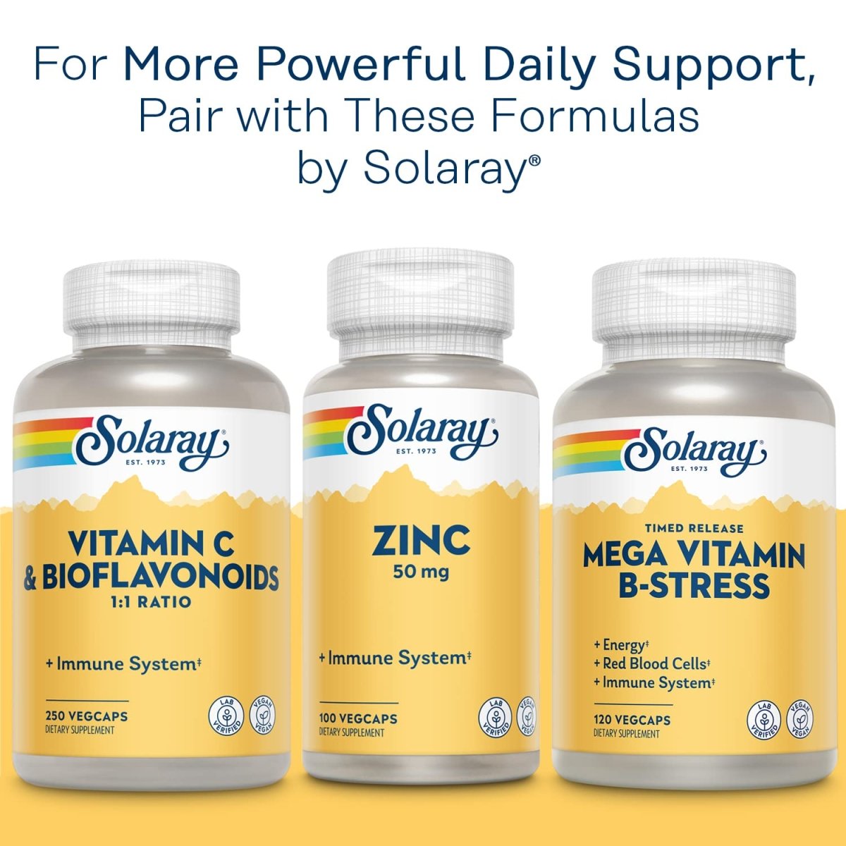 Solaray Calcium Magnesium Citrate 2:1 Ratio with Vitamin D2, Healthy Bone, Muscle & Nerve Support, 60 Serv, 360 VegCaps